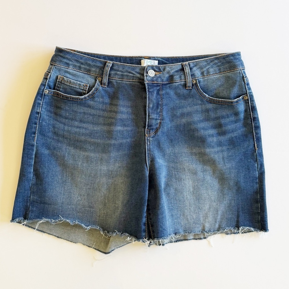 Time & Tru Denim Cut-Off Jean Shorts